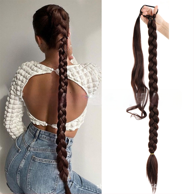 Väliskaubanduse piiriülene hobusesaba punutis punutis Amazoni enimmüüdud kolmeharuline punutis punutud ponyta