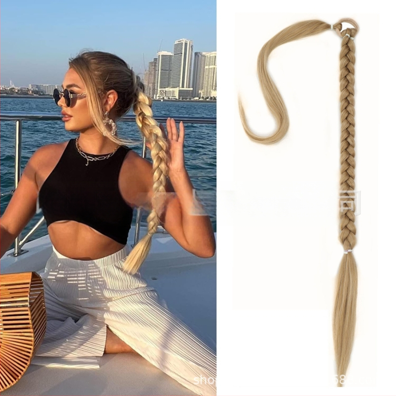 Väliskaubanduse piiriülene hobusesaba punutis punutis Amazoni enimmüüdud kolmeharuline punutis punutud ponyta