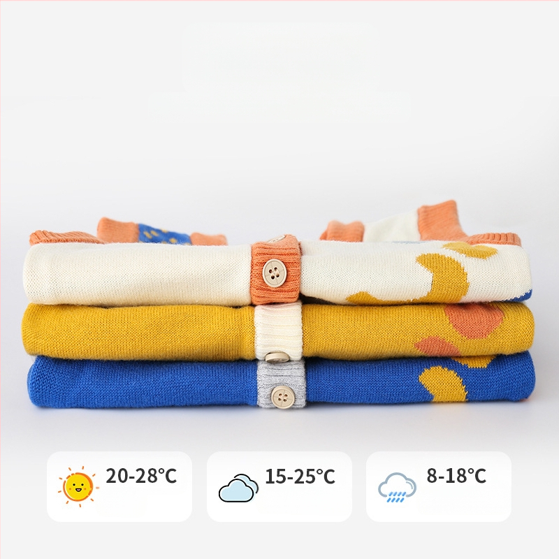 K-stiilis armas puhtast puuvillast pehme laste vest kootud vest beebidele Kategooria sügisene ülerõivaste laste kardiganvest