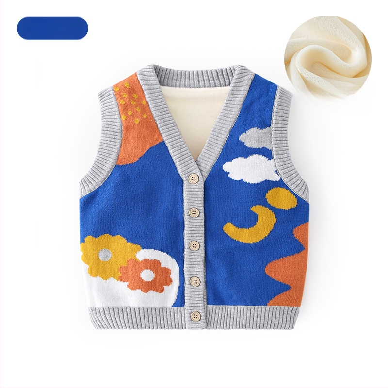 K-stiilis armas puhtast puuvillast pehme laste vest kootud vest beebidele Kategooria sügisene ülerõivaste laste kardiganvest