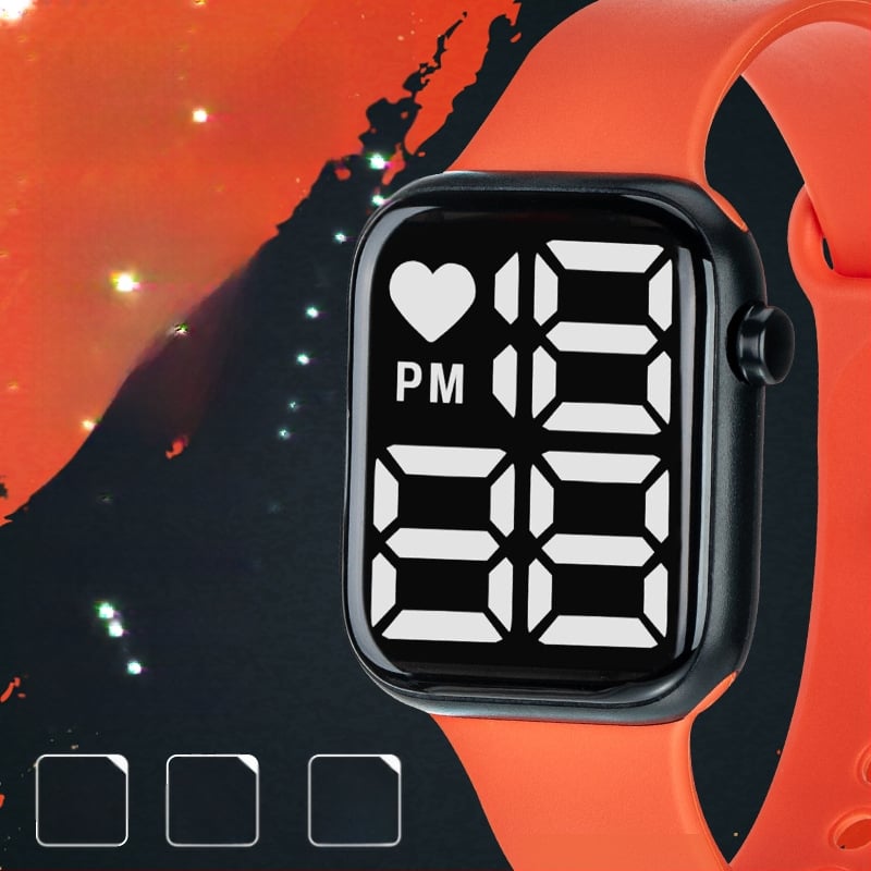 Y1 eksporta e-komercijas karsti pārdots LED digitālais pulkstenis zēniem un meitenēm, bērnu gaismas digitālais pulkstenis, ūdensizturīgs liels ciparnīcas ciparnīca