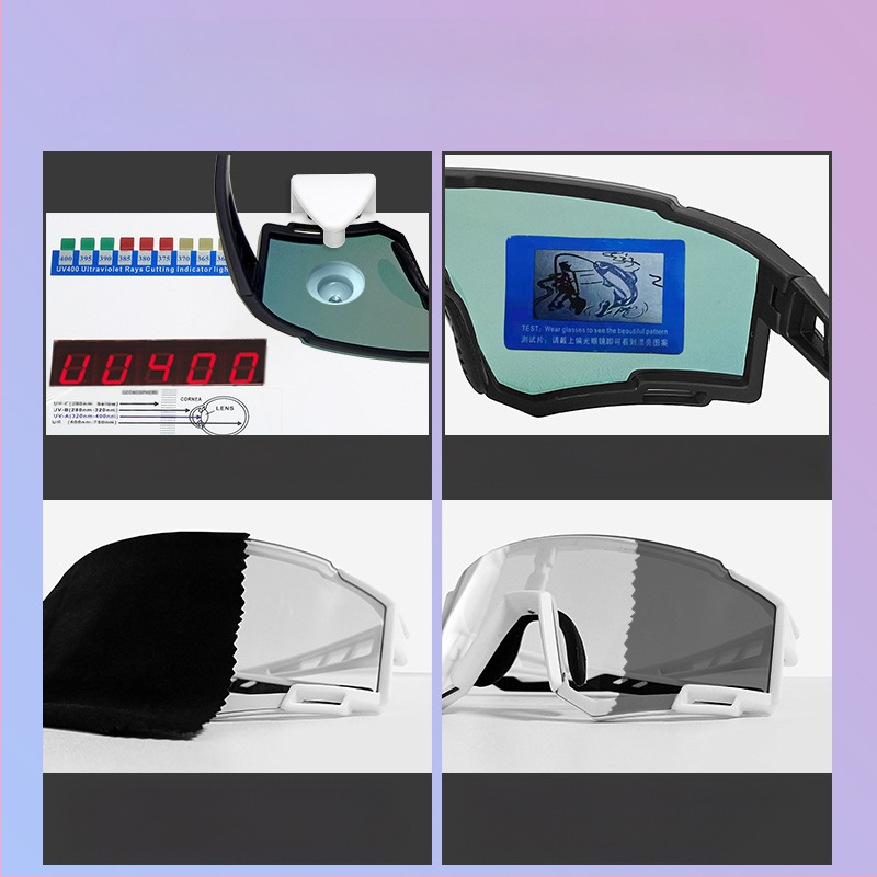 Piiriülesed jalgrattasõiduprillid, päeval ja öösel, kaheotstarbelised värvimuutvad spordiprillid, jalgratta UV-kindlad polariseeritud kaitseprillid