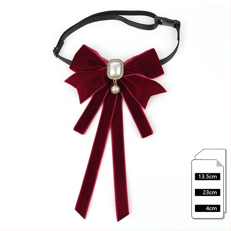 2024 m. nauja moteriška juodo kaklaraiščio kaspino apykaklė su gėlių marškinių apykakle, prancūziško kaspino ir akademijos stiliaus segtukas