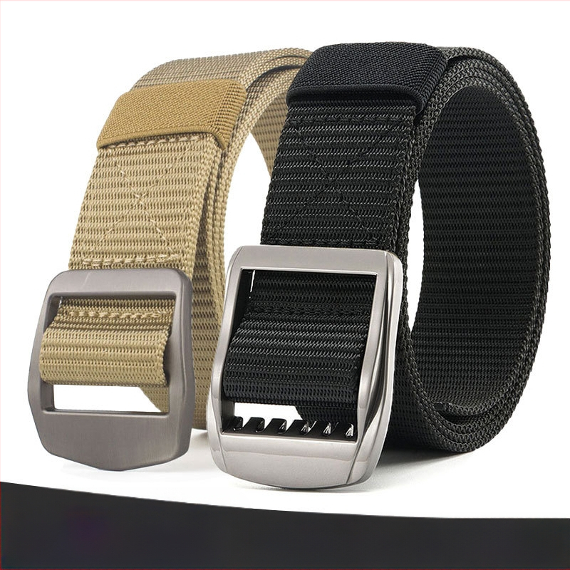 na zalihi veleprodaja muški najlonski platneni remen za vanjsku upotrebu s uzorkom bez rukava japanska kopča univerzalni trend prozračni tkani remen