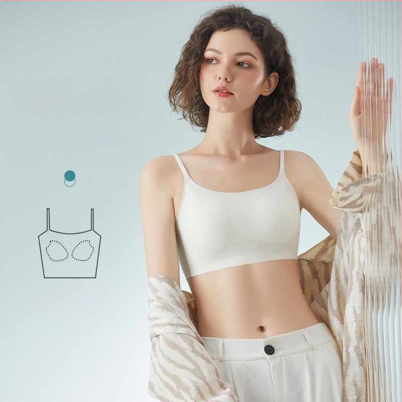 U formos graži nugaros intimates moteriška ledo šilko vasarinė maža krūtinė push-up su krūtinės įklotais išorinė liemenėlė viskas viename vientisa didelė nugaros neturinti liemenėlė