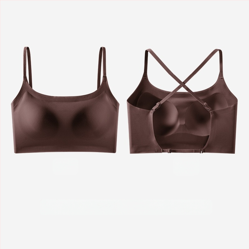 U formos graži nugaros intimates moteriška ledo šilko vasarinė maža krūtinė push-up su krūtinės įklotais išorinė liemenėlė viskas viename vientisa didelė nugaros neturinti liemenėlė