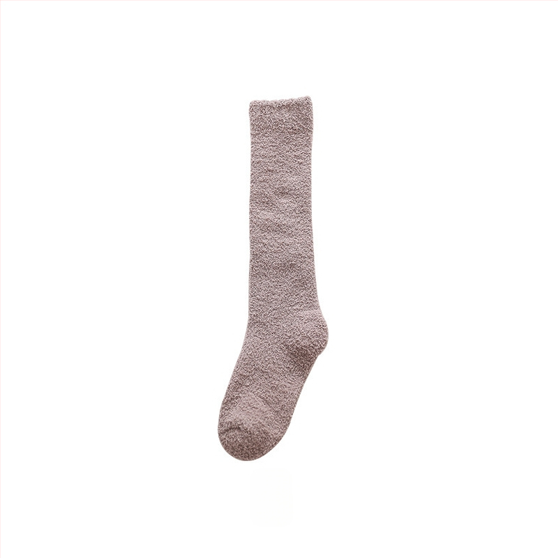 Paaride korallfliisist sokid, naiste sääremarja sokid, magamis- ja kodupõranda sokid, meeste talvised fliisvoodriga, paksendatud, soojad keskmise pikkusega sokid.