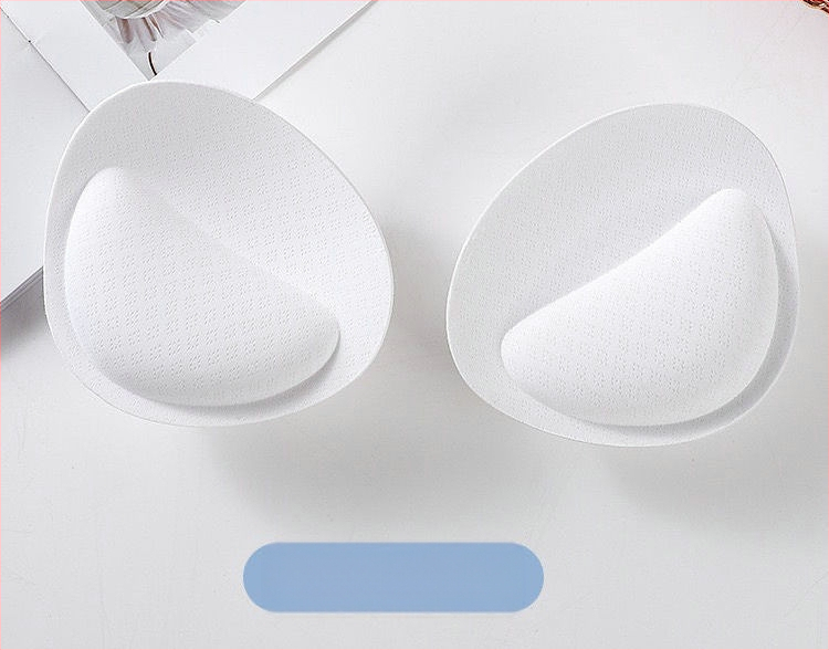 Latekspuuvillast rinnahoidjapadjad, 6 cm paksendatud, väikeste rindade kortsutamiseks, selja ilu rõhutamiseks, asenduskäsnaga sisetükid, seksikas kortsutamine