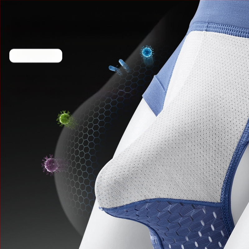 Vyriški modaliniai antibakteriniai „Gunshot Separate“ apatiniai, kvėpuojantys, seksualūs apatiniai.