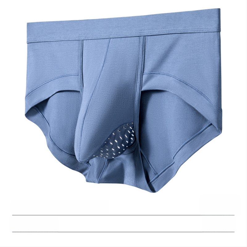 Vyriški modaliniai antibakteriniai „Gunshot Separate“ apatiniai, kvėpuojantys, seksualūs apatiniai.