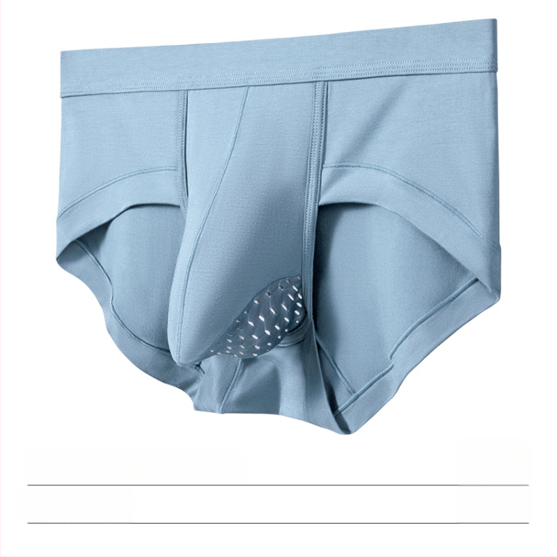 Vyriški modaliniai antibakteriniai „Gunshot Separate“ apatiniai, kvėpuojantys, seksualūs apatiniai.