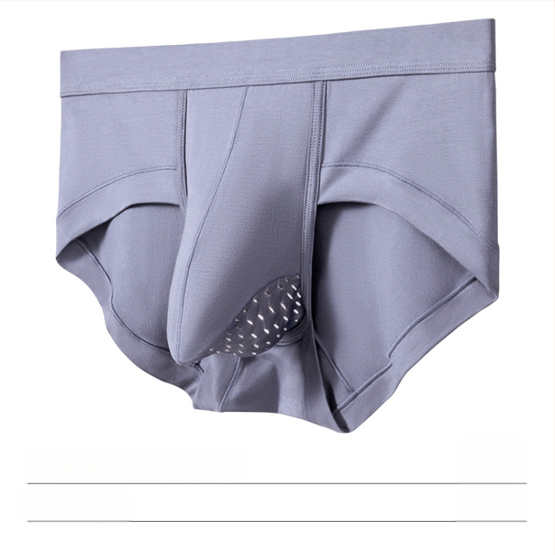 Vyriški modaliniai antibakteriniai „Gunshot Separate“ apatiniai, kvėpuojantys, seksualūs apatiniai.