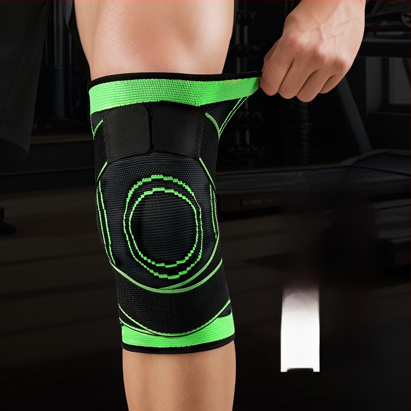 Prekogranični remen za koljena, sportski, ljetni, košarkaški, nogomet, fitness, trčanje, tanki pleteni štitnici za koljena, navojni, pod pritiskom, neklizajući