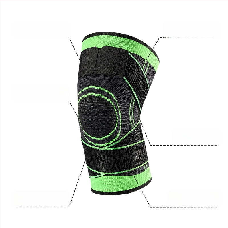 Prekogranični remen za koljena, sportski, ljetni, košarkaški, nogomet, fitness, trčanje, tanki pleteni štitnici za koljena, navojni, pod pritiskom, neklizajući