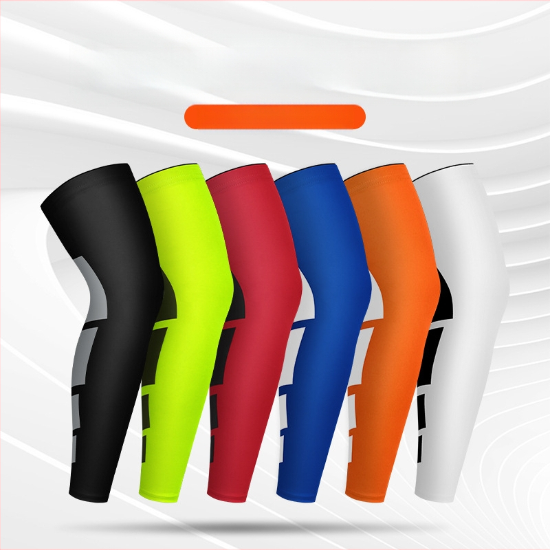 Korvpalli jalgpalli pikendatud sääretoed spordi põlvetoed jooksmiseks, fitness, päikesekaitse, veniv ratsutamine, säärekate meestele HX004