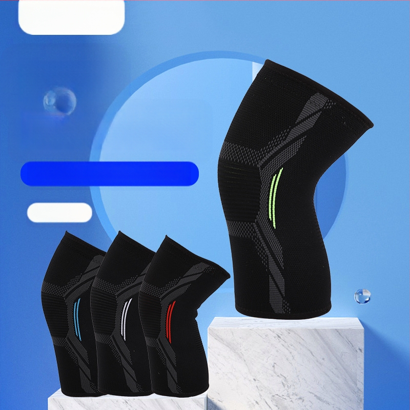 Tvornički pleteni najlonski štitnici za koljena, topli štitnici za koljena, udobni elastični neklizajući sportski štitnici za trčanje i jahanje