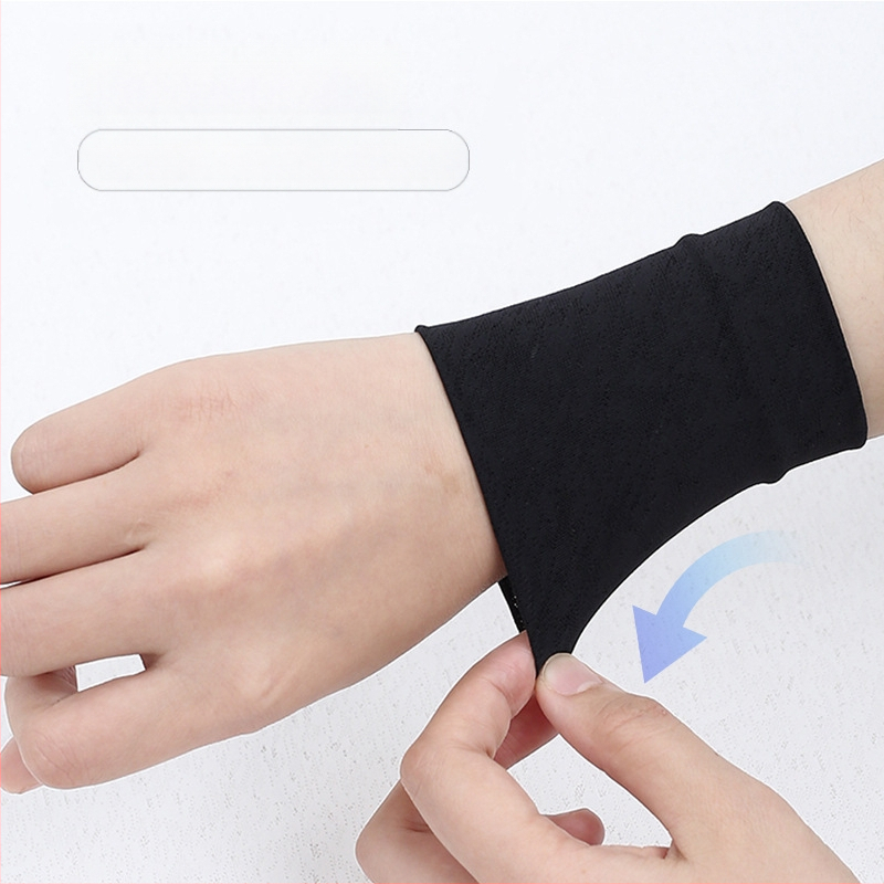 Tiesiogiai iš gamyklos parduodamas plonas vasarinis sportinis apyrankės dirželis, skirtas vėsiam riešo dirželiui vyrams ir moterims, skirtas prakaitą sugeriančiam, kvėpuojančiam ledo rankovių randų uždangalui.