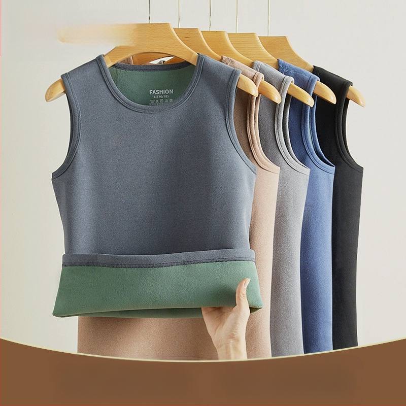 Antibakterinė poliarinė vilnonė žieminė vyriška laisvalaikio stiliaus liemenė su vilnos pamušalu, stora, šilta, odai draugiška, šalčiui atspari liemenė