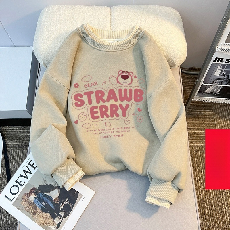 Tüdrukute fliisvoodriga kampsun sügis- ja talvel lastele mõeldud lahtise lääneliku stiiliga villakraega topp tüdrukute talvine alussärk