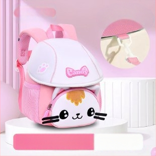 Uus Raceway lastekott 2024 Uus kõrgtekstuuriline armas printsess lasteaia kerge laste seljakott