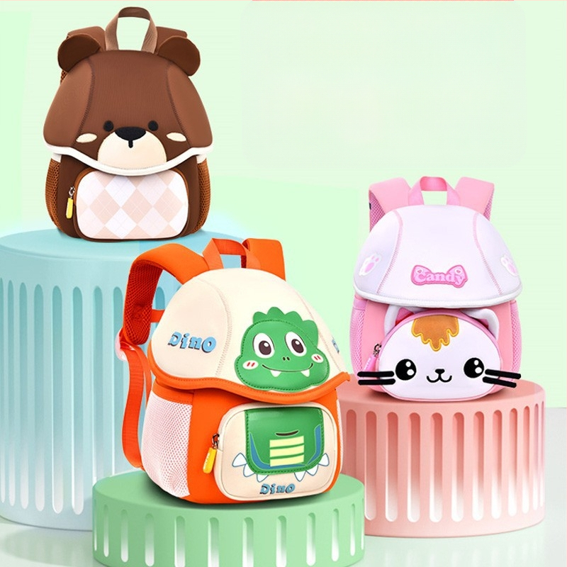 Uus Raceway lastekott 2024 Uus kõrgtekstuuriline armas printsess lasteaia kerge laste seljakott