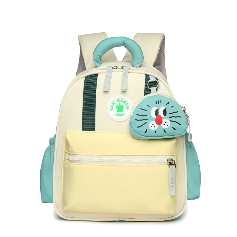 Ghiozdan ușor pentru grădiniță, la modă, cu potrivire a culorilor, în stil coreean, pentru copii, rucsac de călătorie cu desene animate drăguț pentru băieți și fete