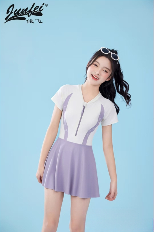 Vaikiški maudymosi kostiumėliai madingi mergaitėms su perimetru ir didelėms mergaitėms su perimetru ir ilgomis rankovėmis, apsaugantis nuo saulės, animacinių filmukų maudymosi kostiumėlis