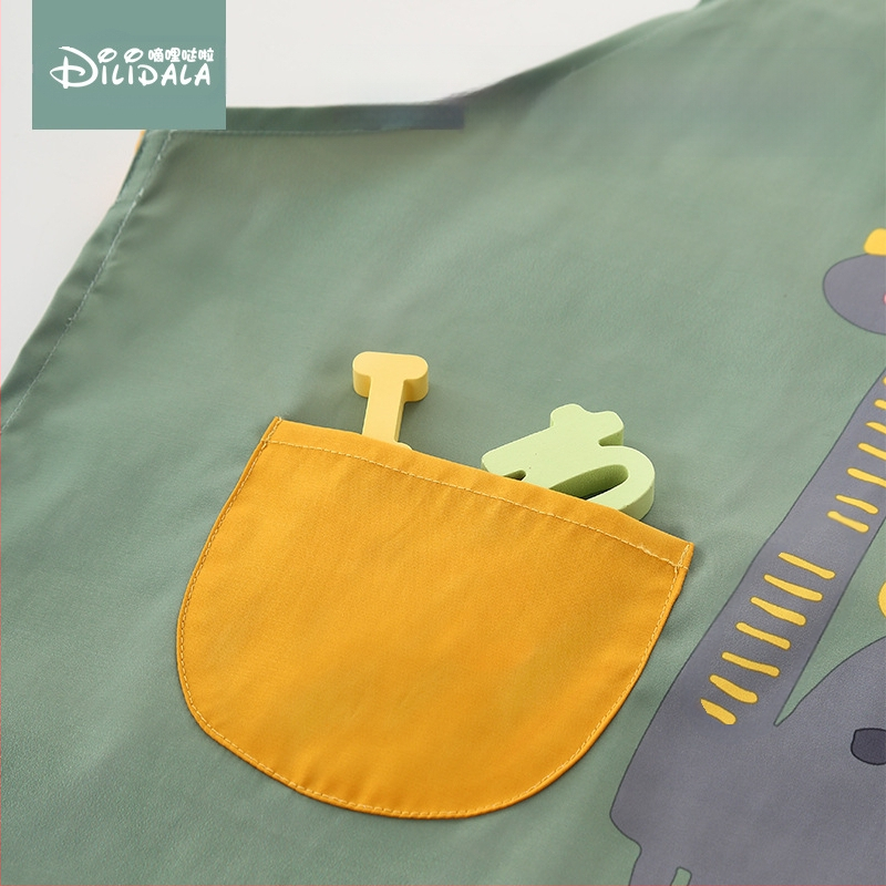 Veekindel beebipõll poistele ja lastele, maalimisriided, määrdumisvastased värvimisriided tüdrukutele, tagurpidi riietumine, ainult kunstiüliõpilastele