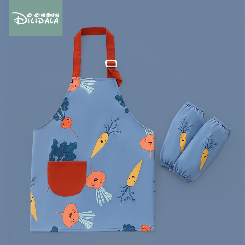 Veekindel beebipõll poistele ja lastele, maalimisriided, määrdumisvastased värvimisriided tüdrukutele, tagurpidi riietumine, ainult kunstiüliõpilastele