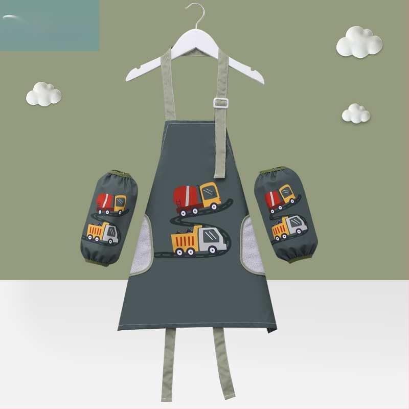 Veekindel beebipõll poistele ja lastele, maalimisriided, määrdumisvastased värvimisriided tüdrukutele, tagurpidi riietumine, ainult kunstiüliõpilastele