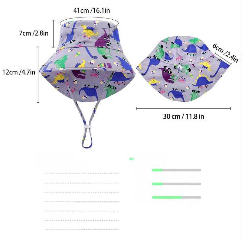 Prekogranični proljetni i ljetni europski i američki šešir za sunce za djecu, zaštita od sunca na otvorenom, zaštita vrata, Amazon novi anti-UV šešir za sunce