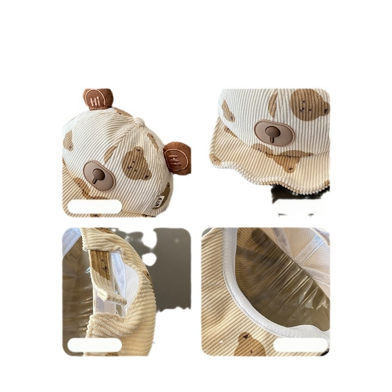 Dječja kapa za jesen i zimu, slatka super slatka kapa za bebe, vjetrootporna, topla mekana streha, dječja bejzbol kapa za jesen