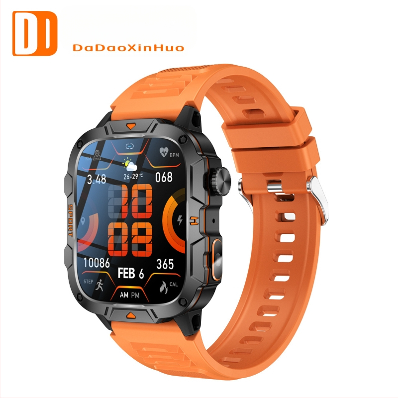 Cross-Mirror Qx12Ai okoskarkötő pulzusmérővel, vérnyomásmérővel, Bluetooth-os tárcsás karórával, SOS hívás lépésszámlálóval, kalóriamérővel