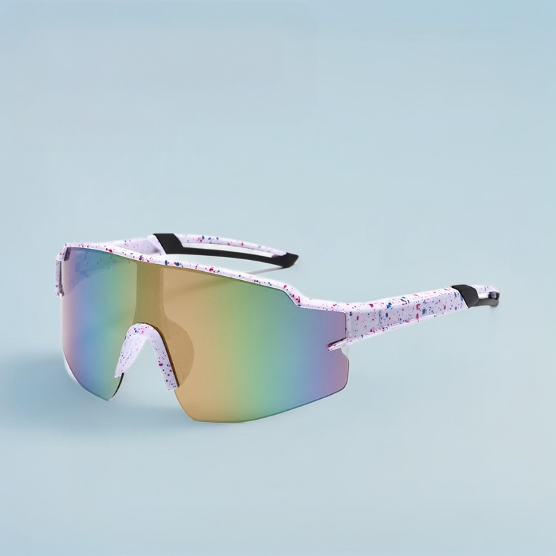 Трансгранични европейски и американски детски слънчеви очила с графити за момчета и момичета, цветни слънчеви очила, спортни велосипедни очила 3322