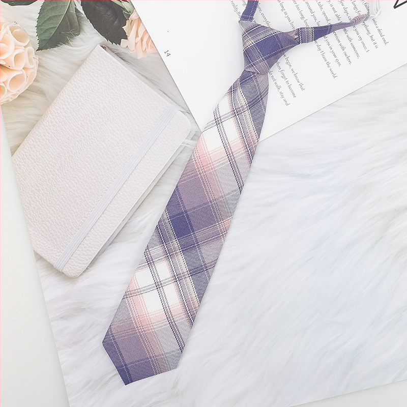 Stil japonez în carouri negru papion guler șir femei guler flori stil colegiu panglică JK arc cămașă costum de marinar