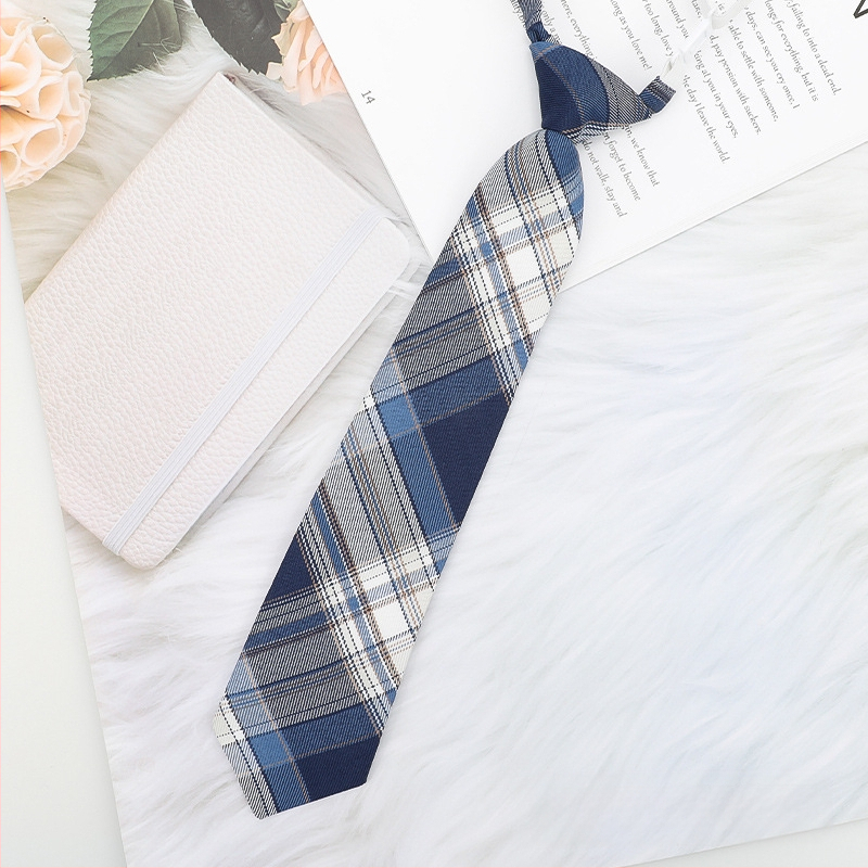 Stil japonez în carouri negru papion guler șir femei guler flori stil colegiu panglică JK arc cămașă costum de marinar