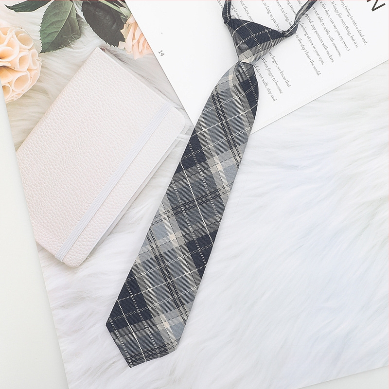 Stil japonez în carouri negru papion guler șir femei guler flori stil colegiu panglică JK arc cămașă costum de marinar