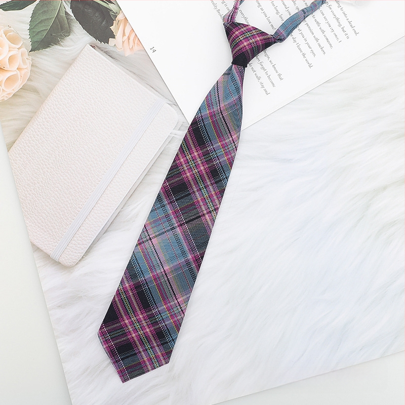 Stil japonez în carouri negru papion guler șir femei guler flori stil colegiu panglică JK arc cămașă costum de marinar