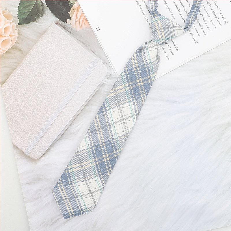 Stil japonez în carouri negru papion guler șir femei guler flori stil colegiu panglică JK arc cămașă costum de marinar