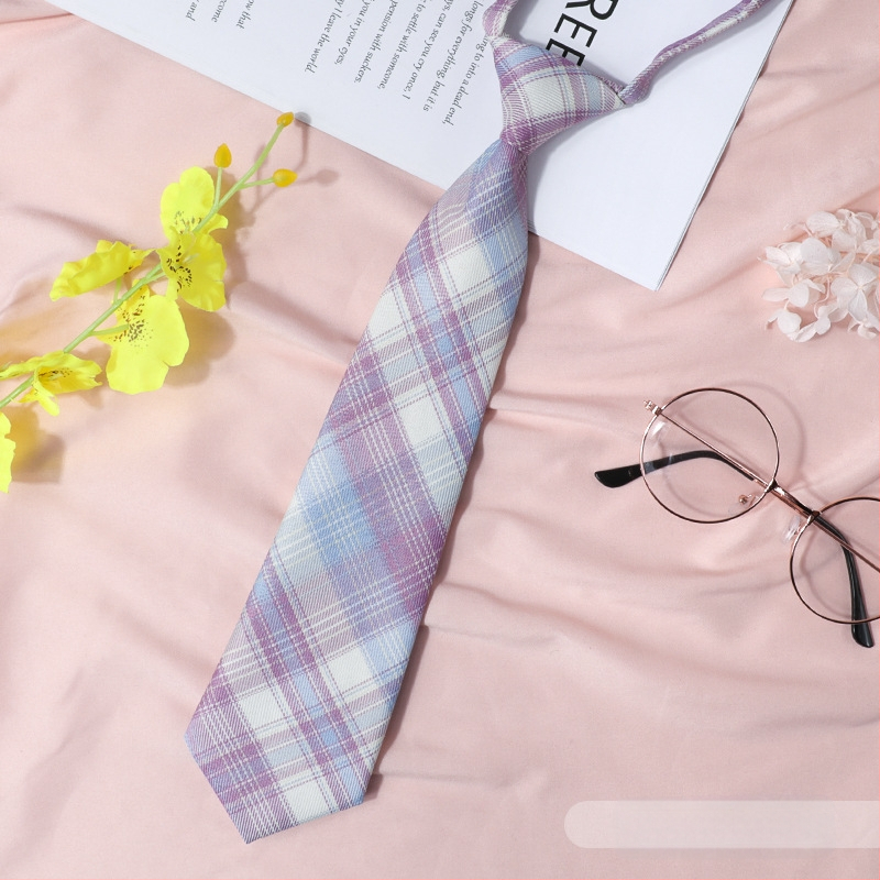 Stil japonez în carouri negru papion guler șir femei guler flori stil colegiu panglică JK arc cămașă costum de marinar