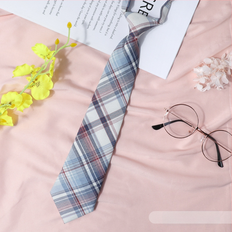 Stil japonez în carouri negru papion guler șir femei guler flori stil colegiu panglică JK arc cămașă costum de marinar