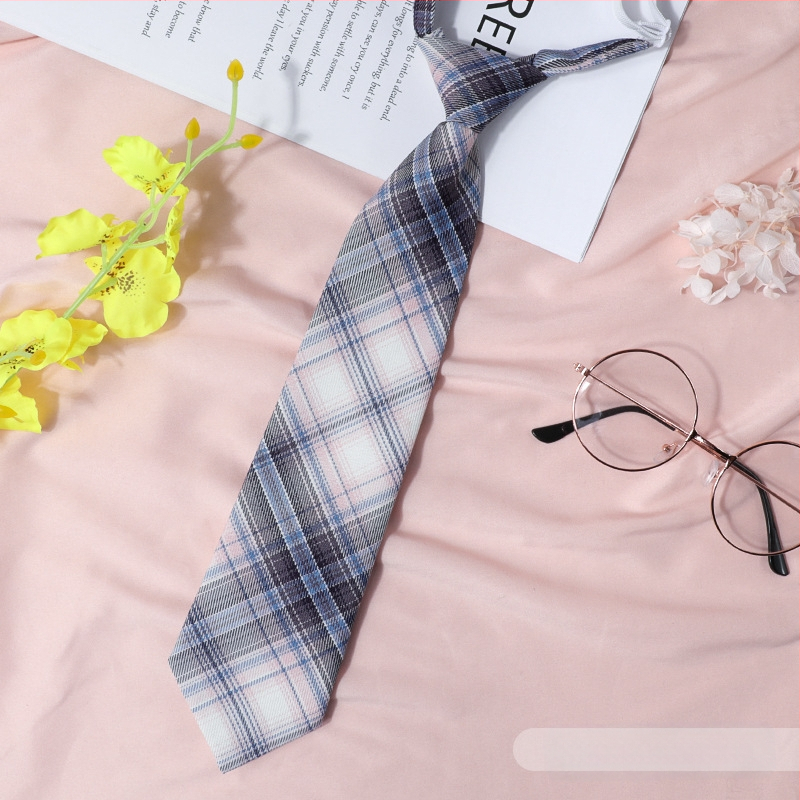 Stil japonez în carouri negru papion guler șir femei guler flori stil colegiu panglică JK arc cămașă costum de marinar