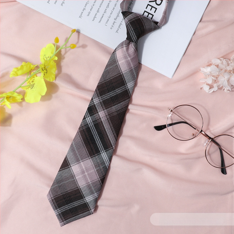 Stil japonez în carouri negru papion guler șir femei guler flori stil colegiu panglică JK arc cămașă costum de marinar