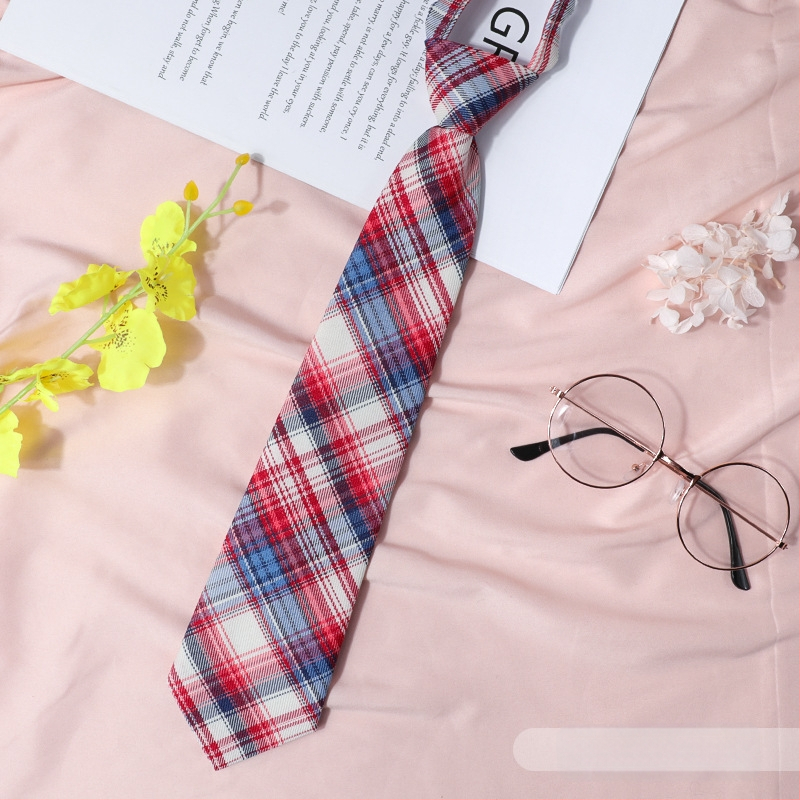 Stil japonez în carouri negru papion guler șir femei guler flori stil colegiu panglică JK arc cămașă costum de marinar