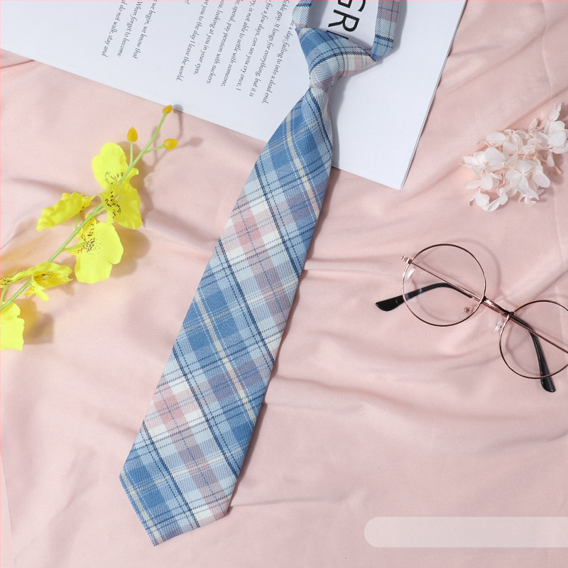 Stil japonez în carouri negru papion guler șir femei guler flori stil colegiu panglică JK arc cămașă costum de marinar