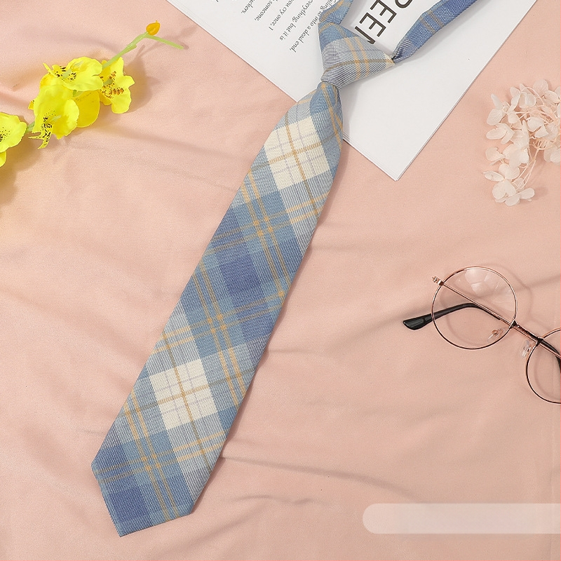 Stil japonez în carouri negru papion guler șir femei guler flori stil colegiu panglică JK arc cămașă costum de marinar