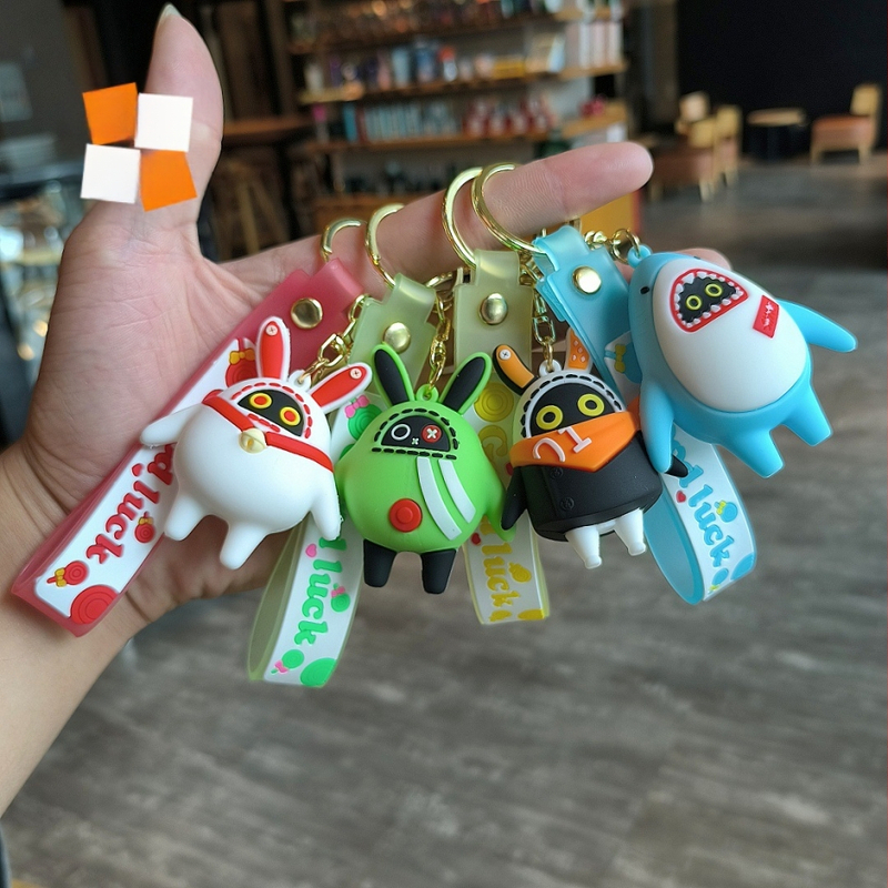 Jauna unikāla zona nulles perifērijas atslēgu piekariņš gudrs sprādziena auduma līmes lelle skolēna skolas somas kulons greifers dāvana vairumtirdzniecība