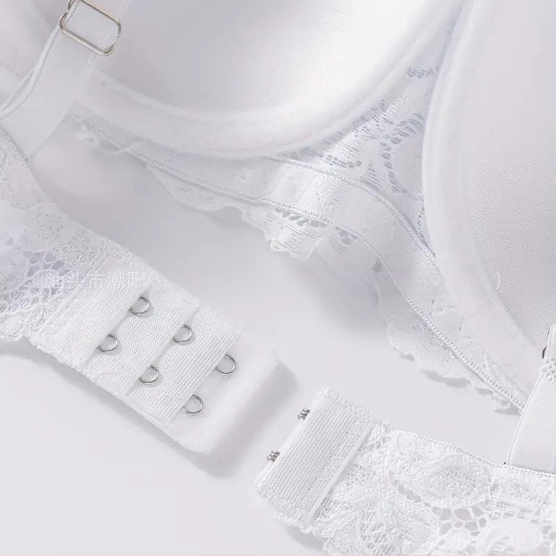 Lenjerie sexy din fabrică, explozii transfrontaliere, sutien cu imprimeu din dantelă și inel de oțel, lenjerie confortabilă, adunată, en-gros