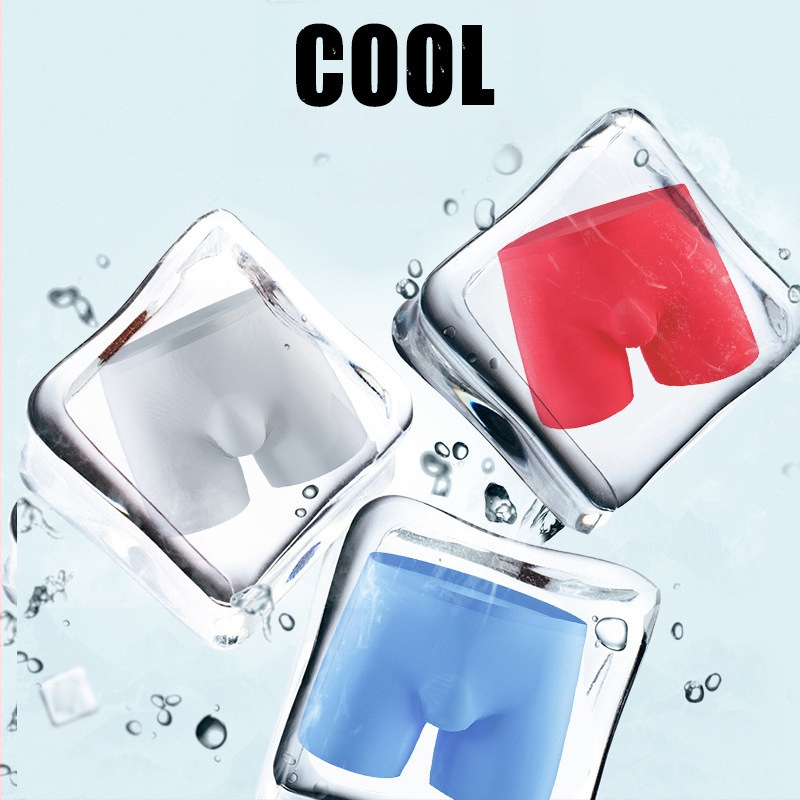 120 τεμάχια μονοκόμματα νάιλον Ice Silk ανδρικά εσώρουχα μπόξερ κατασκευαστές αναπνεύσιμο εξαιρετικά λεπτό γροθιά D