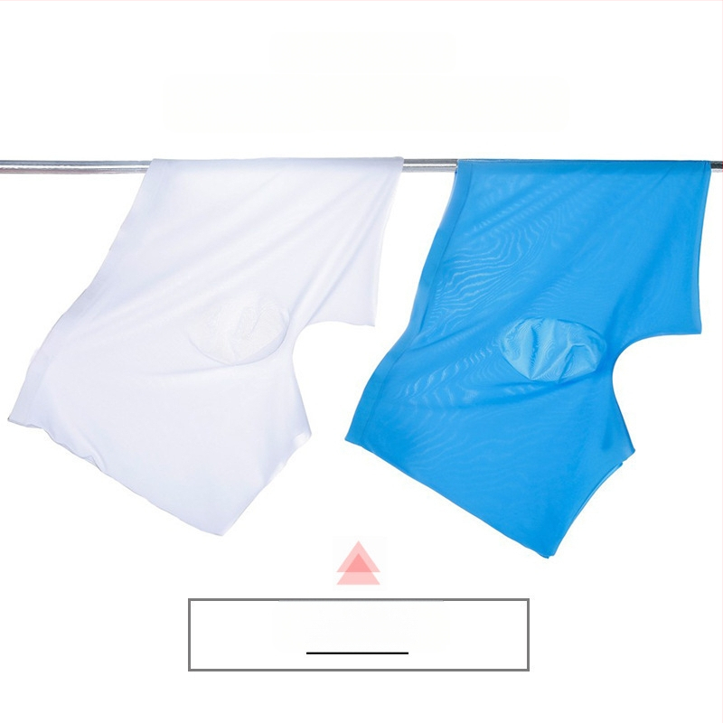 120 τεμάχια μονοκόμματα νάιλον Ice Silk ανδρικά εσώρουχα μπόξερ κατασκευαστές αναπνεύσιμο εξαιρετικά λεπτό γροθιά D